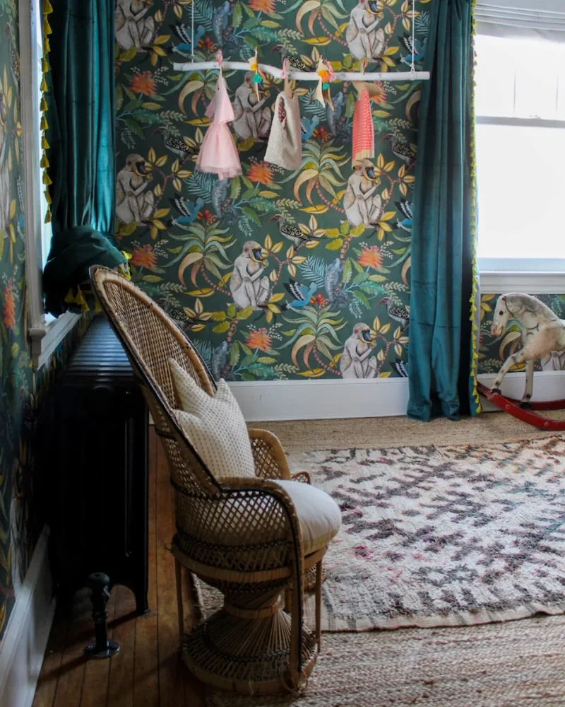 deco enfant ethnique vert