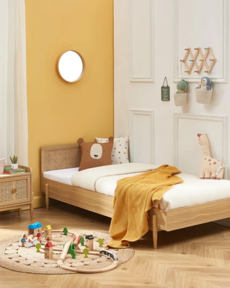 deco chambre enfant cannage