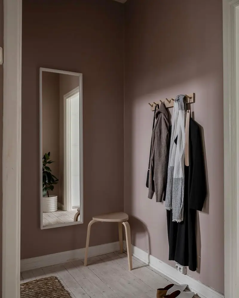 deco appartement moderne bleu entree