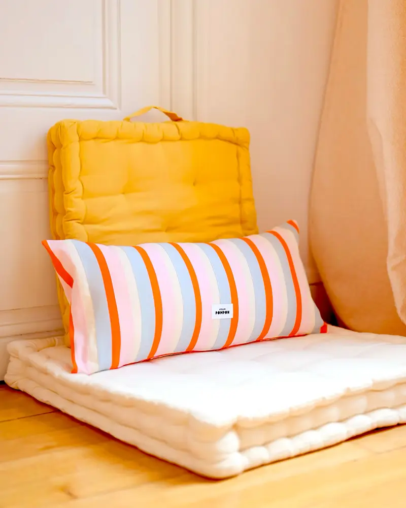 coussin ruban diy deco salon