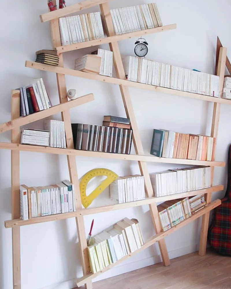 etagere mikado diy deco salon