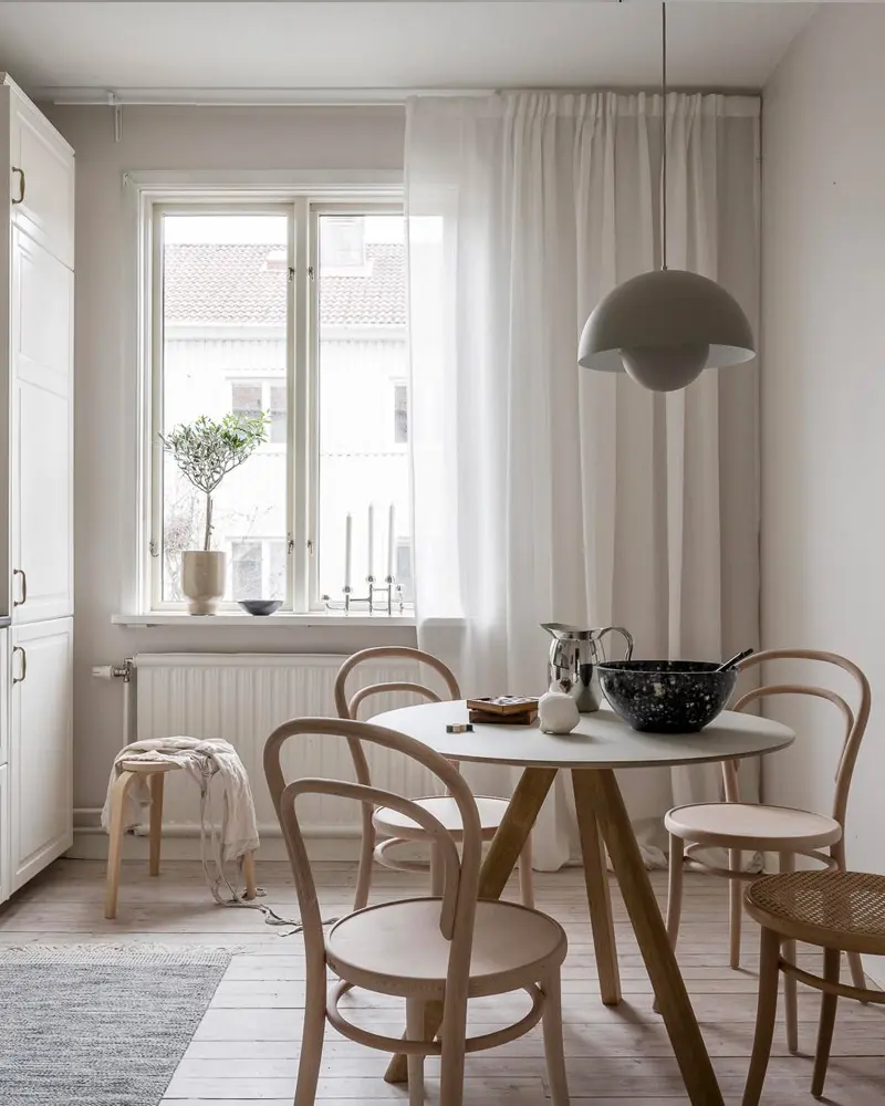 deco appartement moderne bleu cuisine