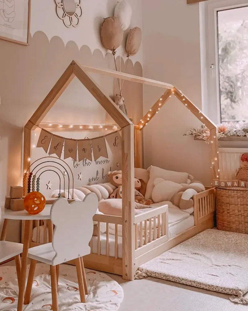 deco chambre enfant nature beige