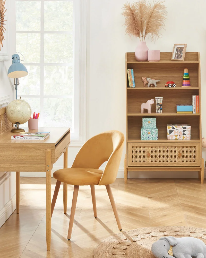 deco chambre enfant cannage