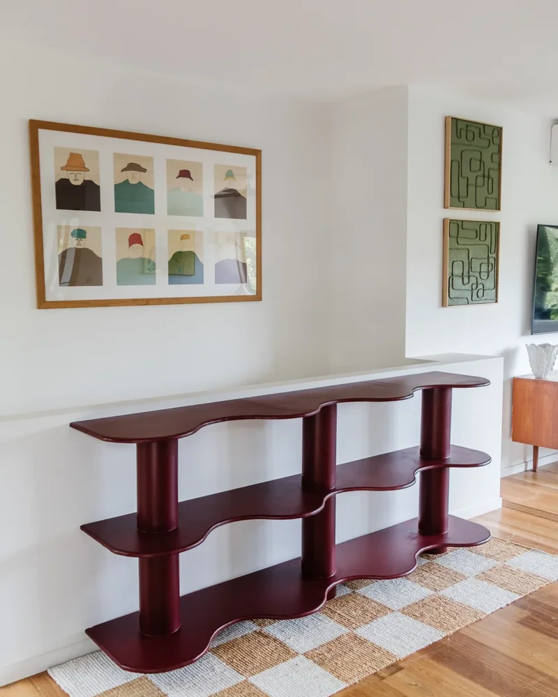 etagere wavy ondulee diy deco salon