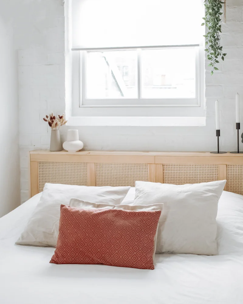 tete de lit cannage ikea hack diy