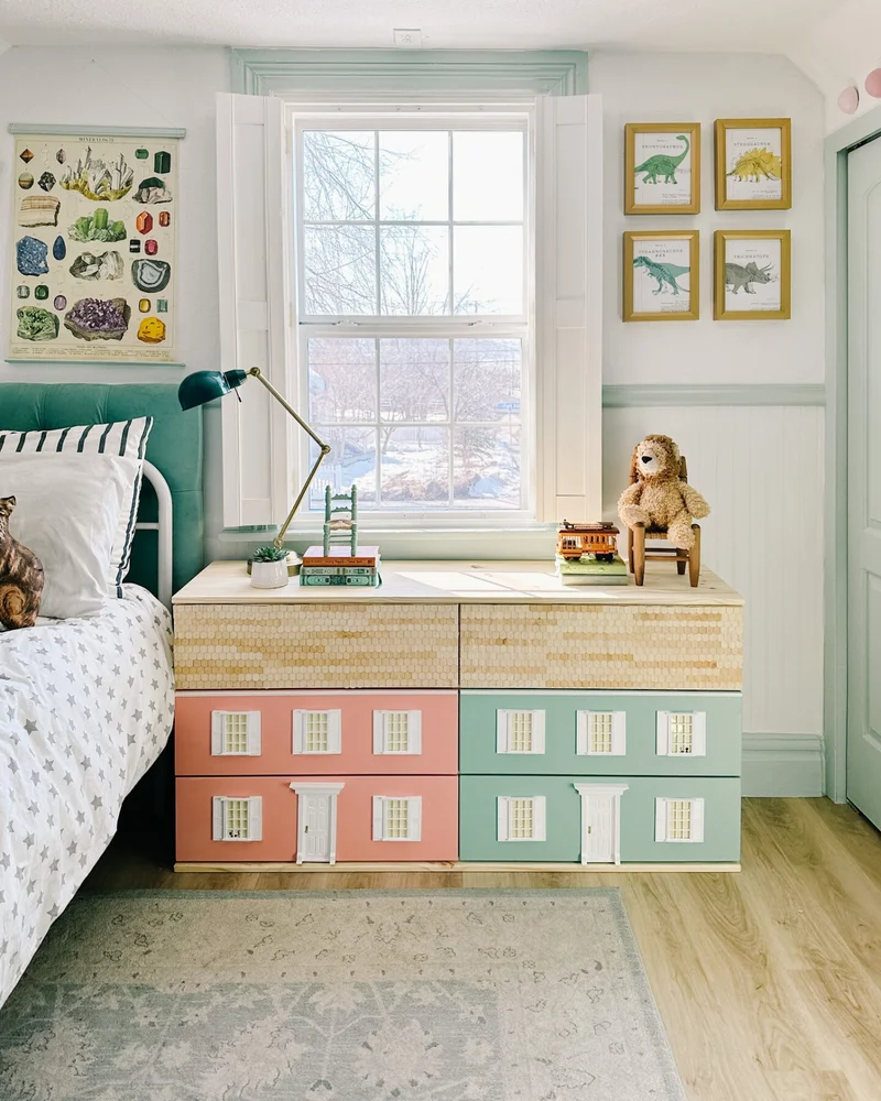 commode tarva maison poupee ikea hack