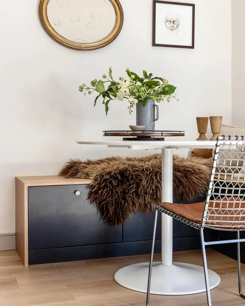 caisson besta banc salle a manger ikea hack