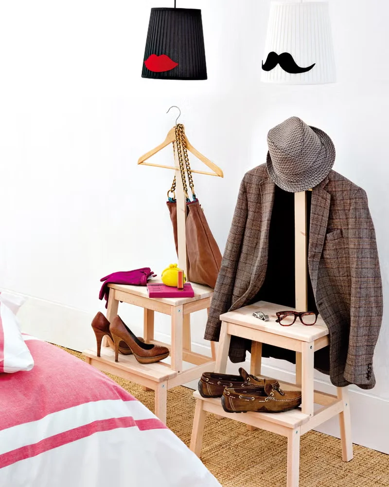 marche pied bekvam chevalet ikea hack