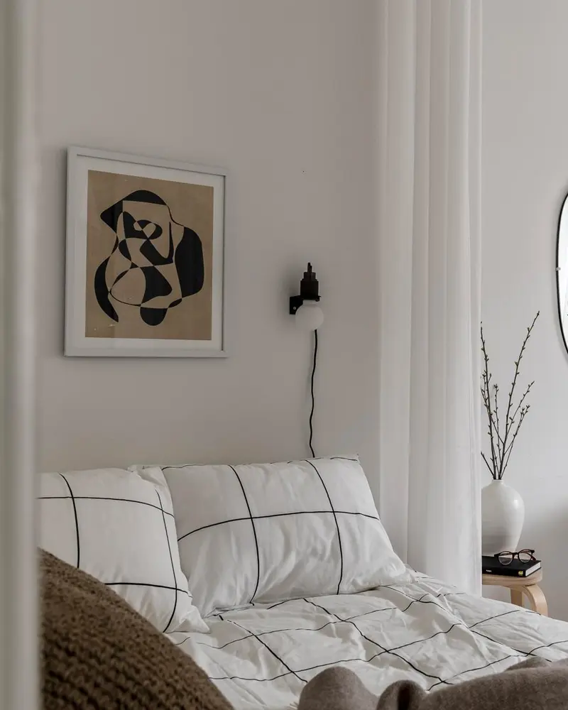 deco appartement moderne bleu chambre