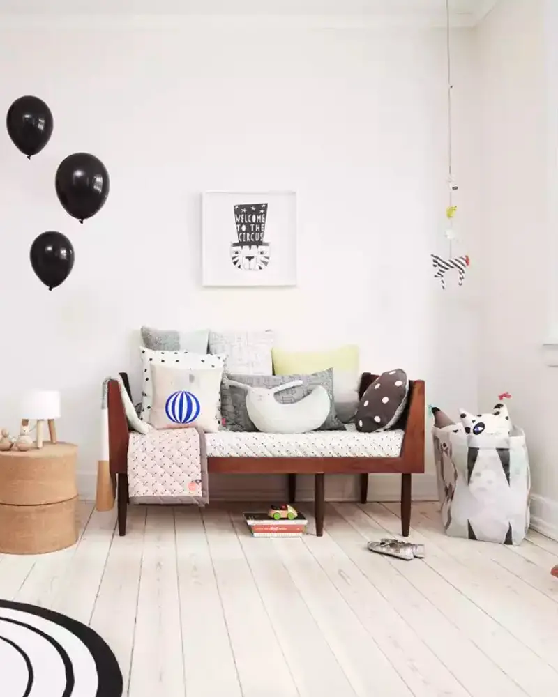 deco chambre enfant scandinave vintage