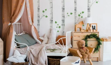 deco chambre enfant foret