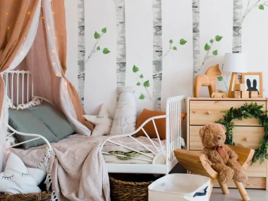 deco chambre enfant foret