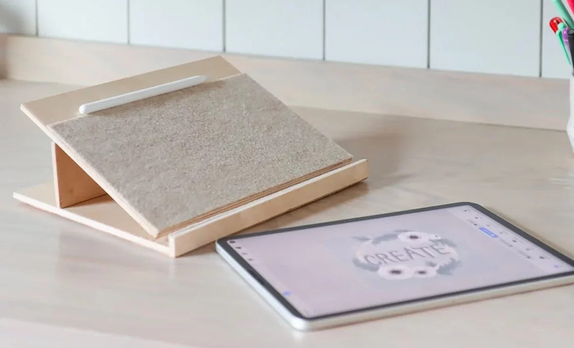 fabriquer accessoire tablette diy