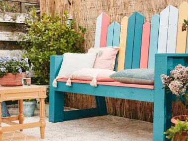 fabriquer banc jardin diy