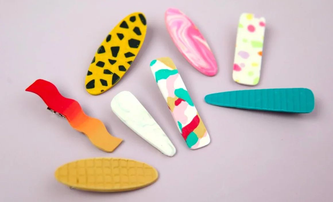 fabriquer barrette diy