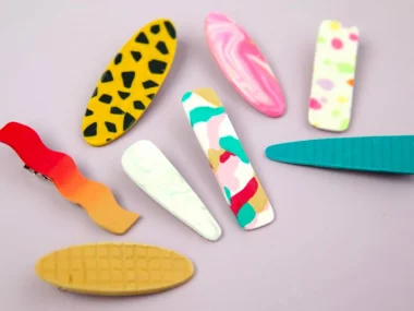 fabriquer barrette diy