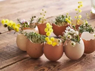 fabriquer deco table paques diy