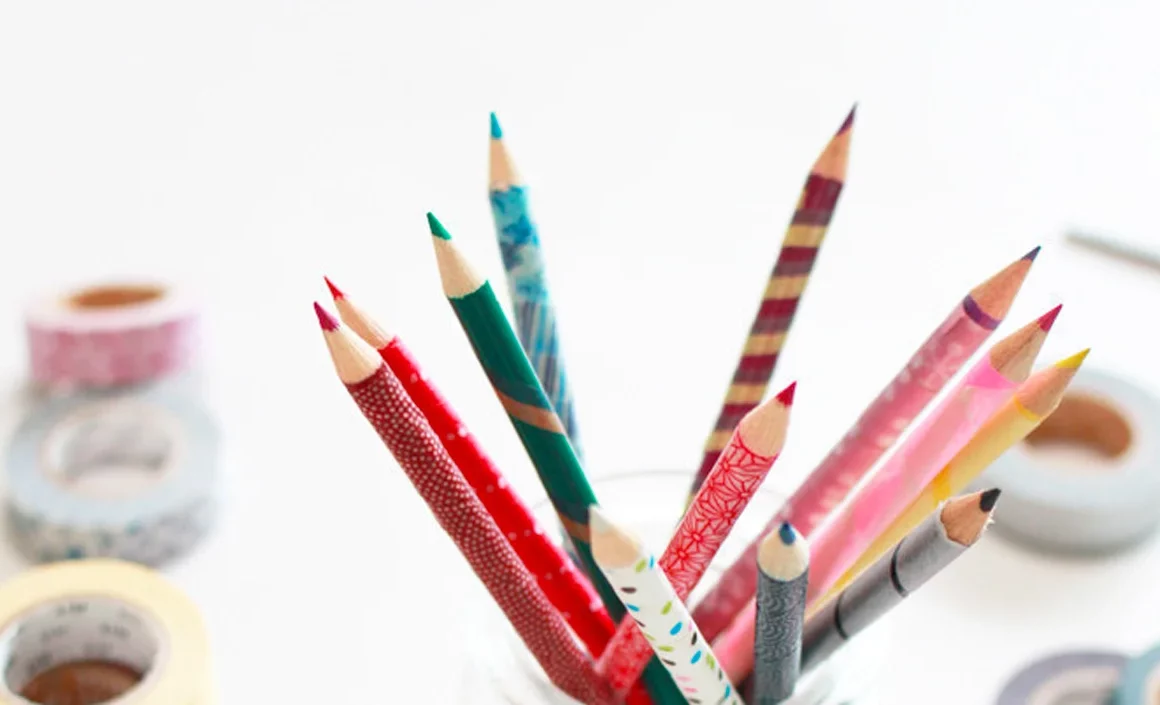 personnaliser crayon diy