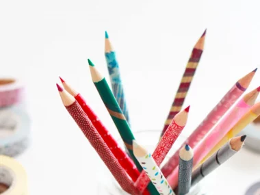 personnaliser crayon diy