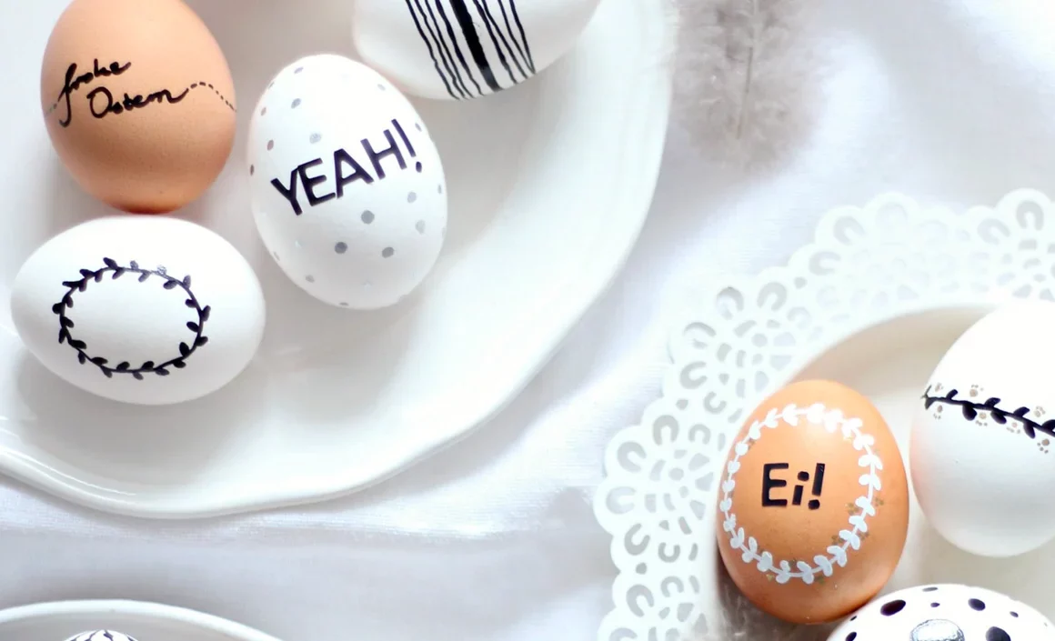 personnaliser oeuf paques diy
