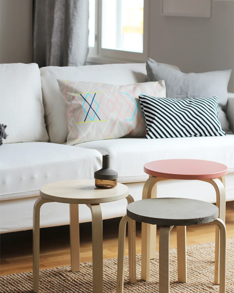 ikea hack tabouret frosta beton