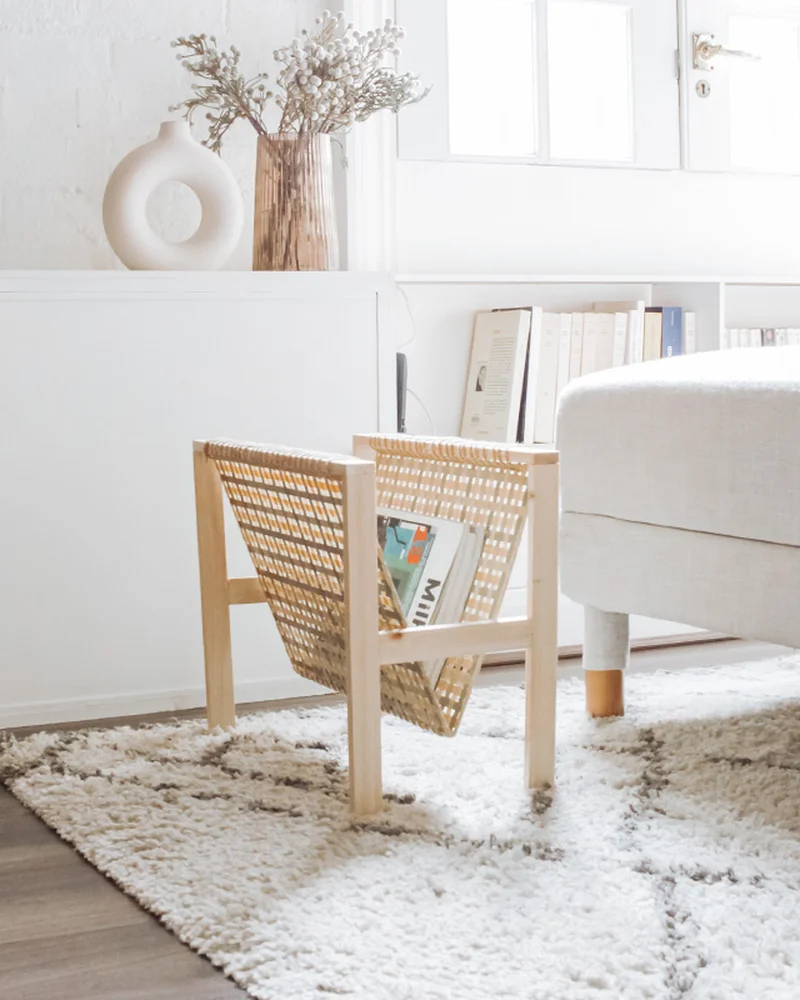 porte magazine a poser diy set de table
