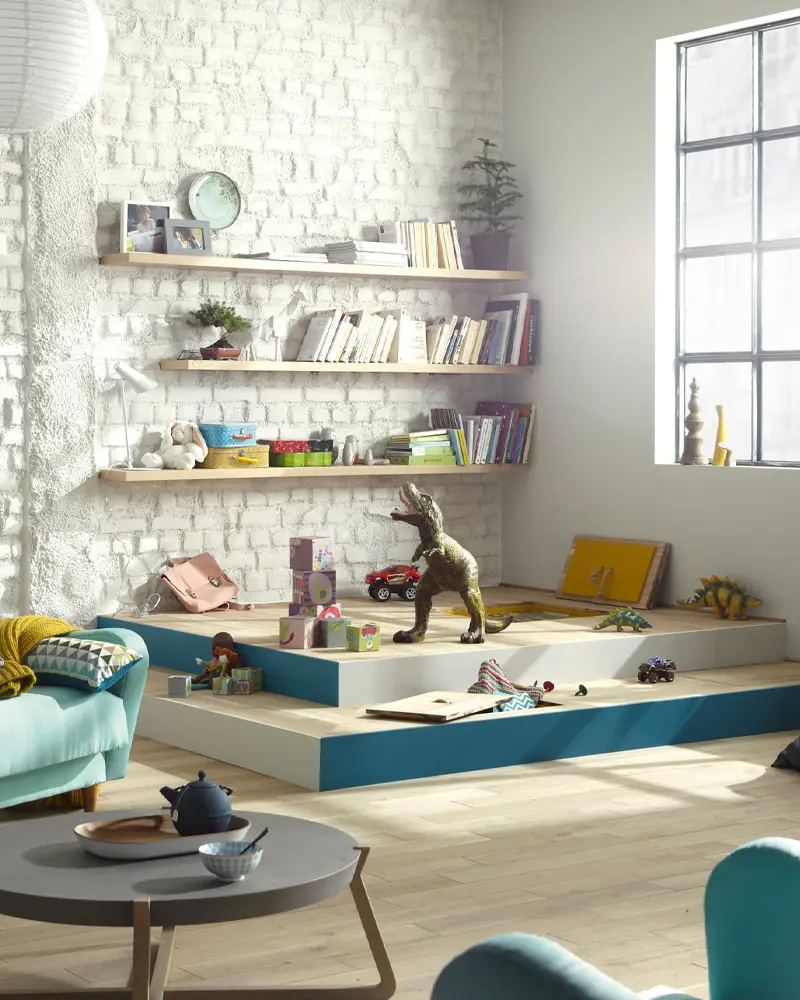estrade espace jeux enfant