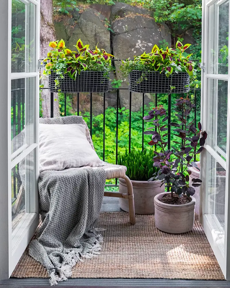 deco balcon scandinave nature