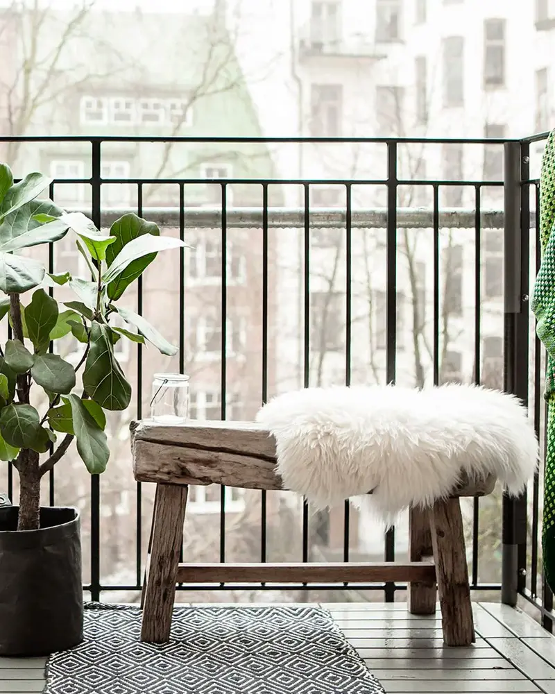 deco balcon scandinave recup
