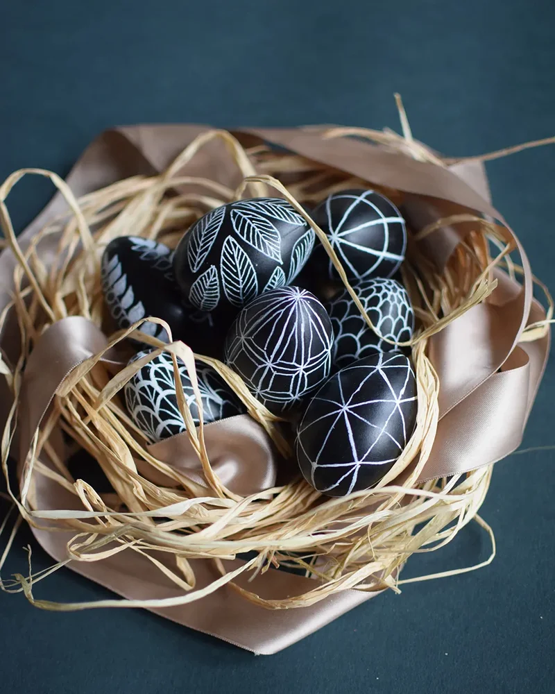 oeuf paques diy moderne feutre