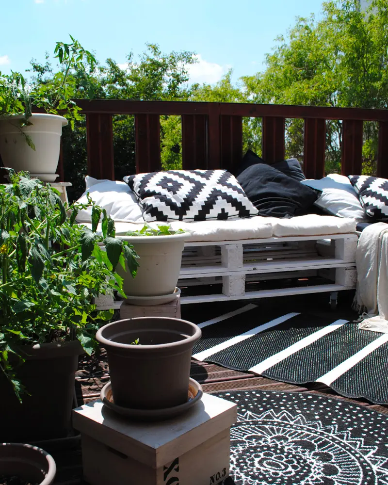 palette deco balcon scandinave