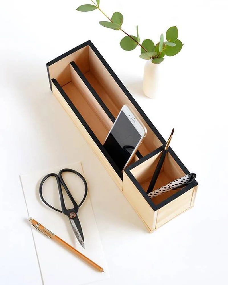 organisateur bureau diy a poser