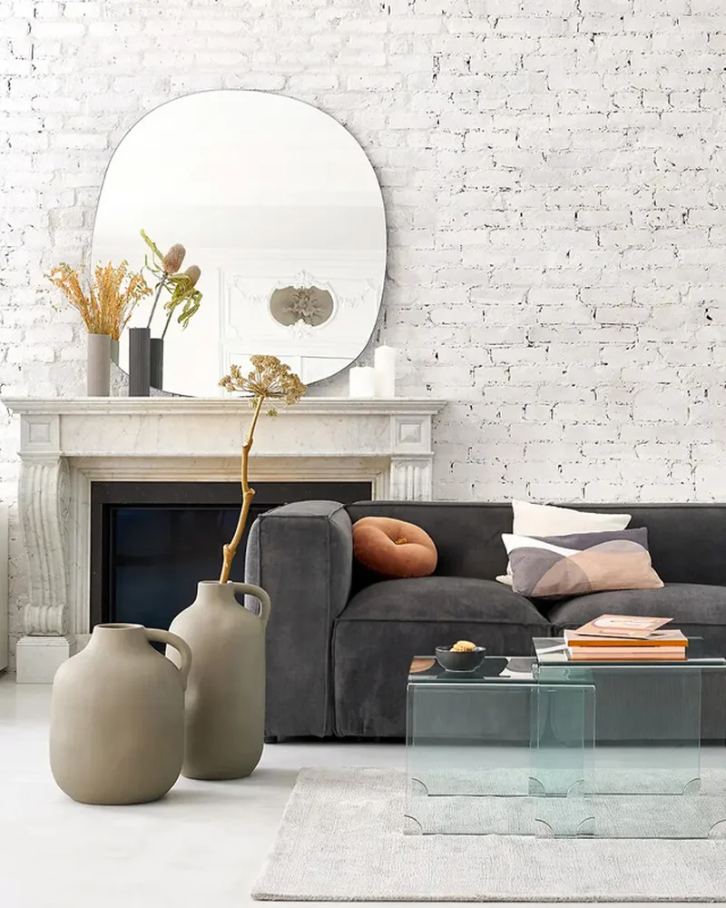 Miroir organique taille XL La Redoute