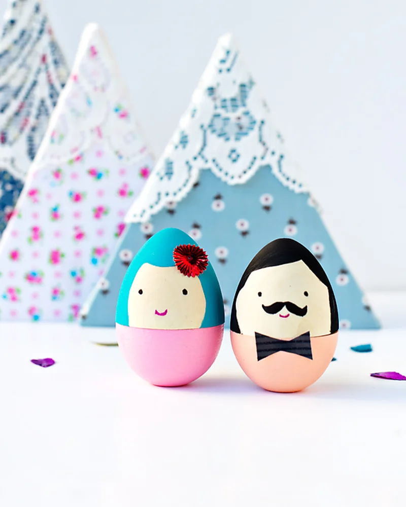 oeuf paques diy personnages