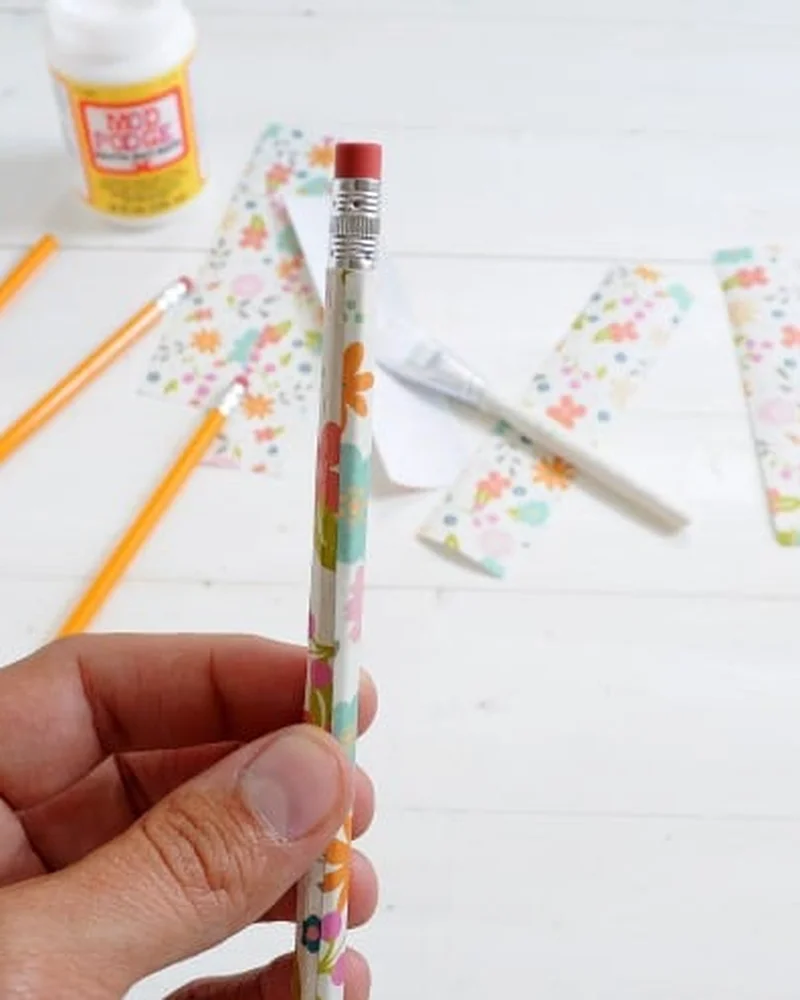 crayon diy papier motifs
