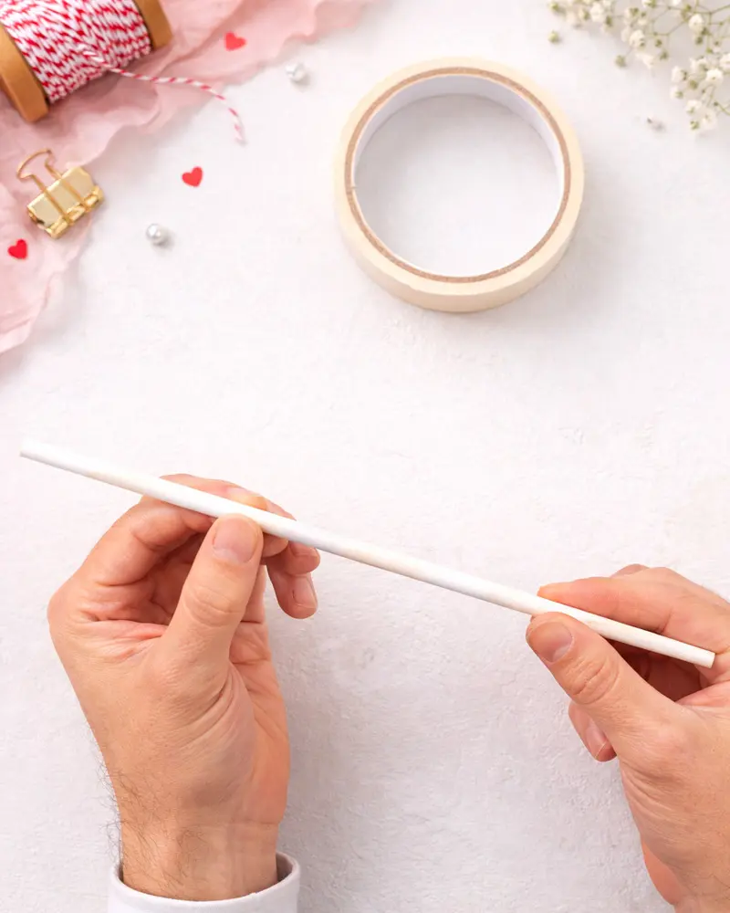 fabriquer fleche diy saint valentin etape