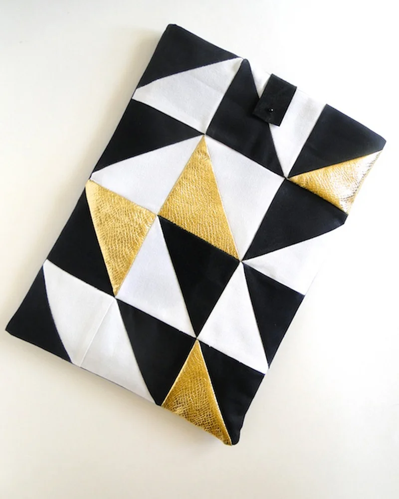 housse ordinateur diy tissu