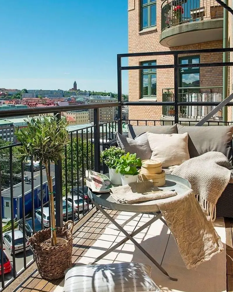 deco balcon scandinave