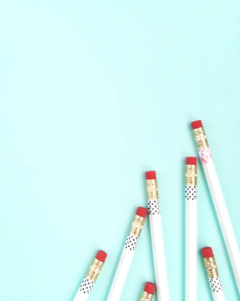 mini motif crayon diy