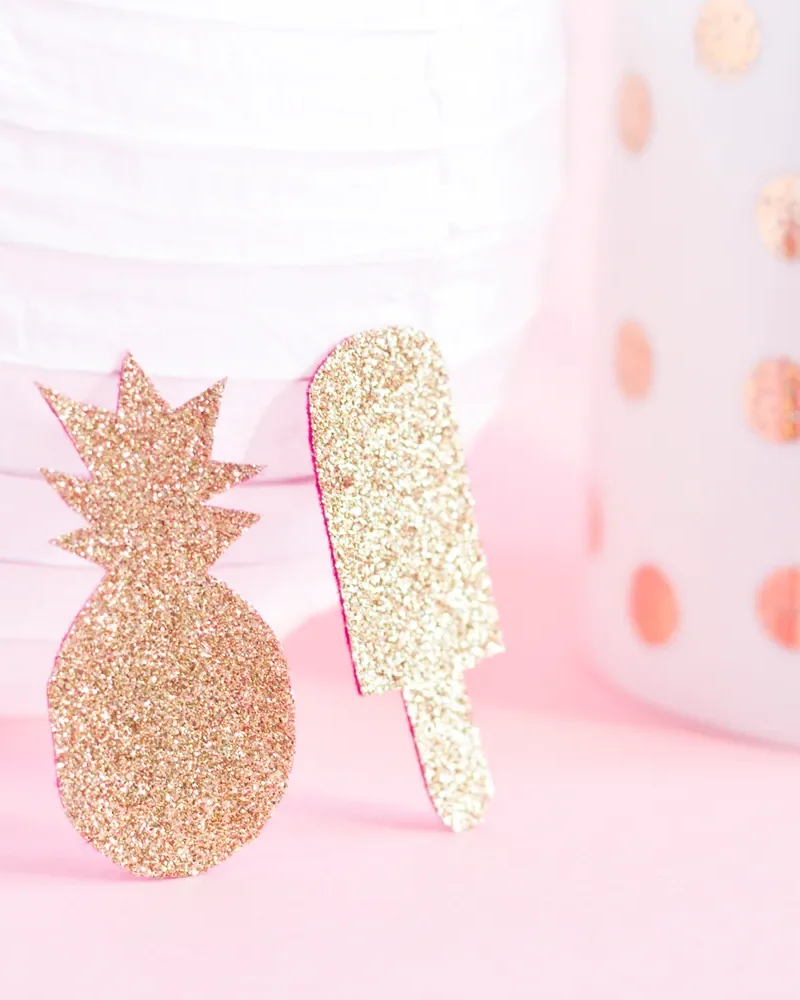 broche diy paillettes glace