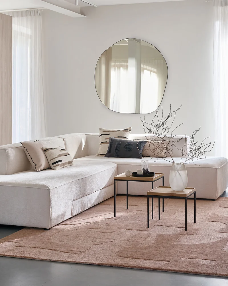 Grand miroir organique métal La Redoute