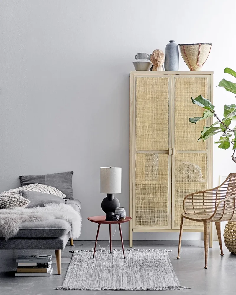 armoire cannage 2 portes madeindesign.com