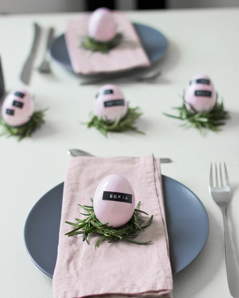 marque place paques diy oeuf
