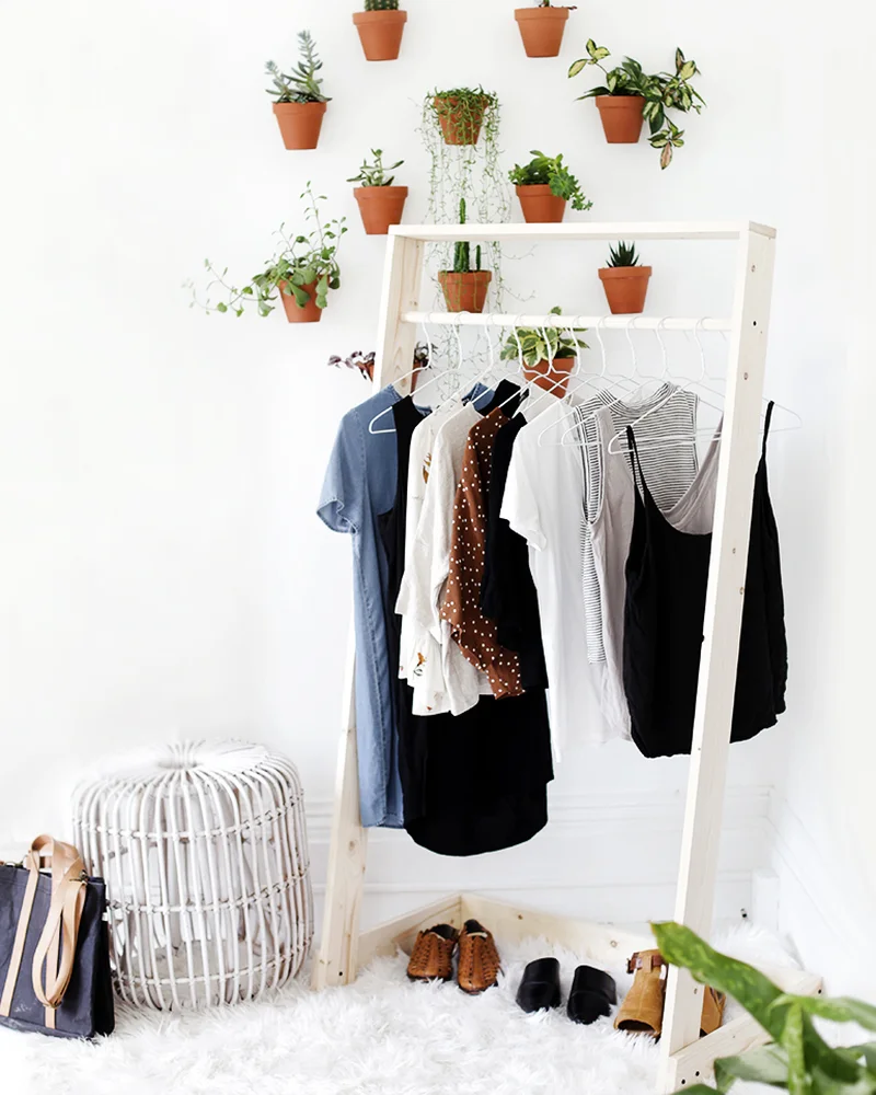 penderie a poser diy en bois