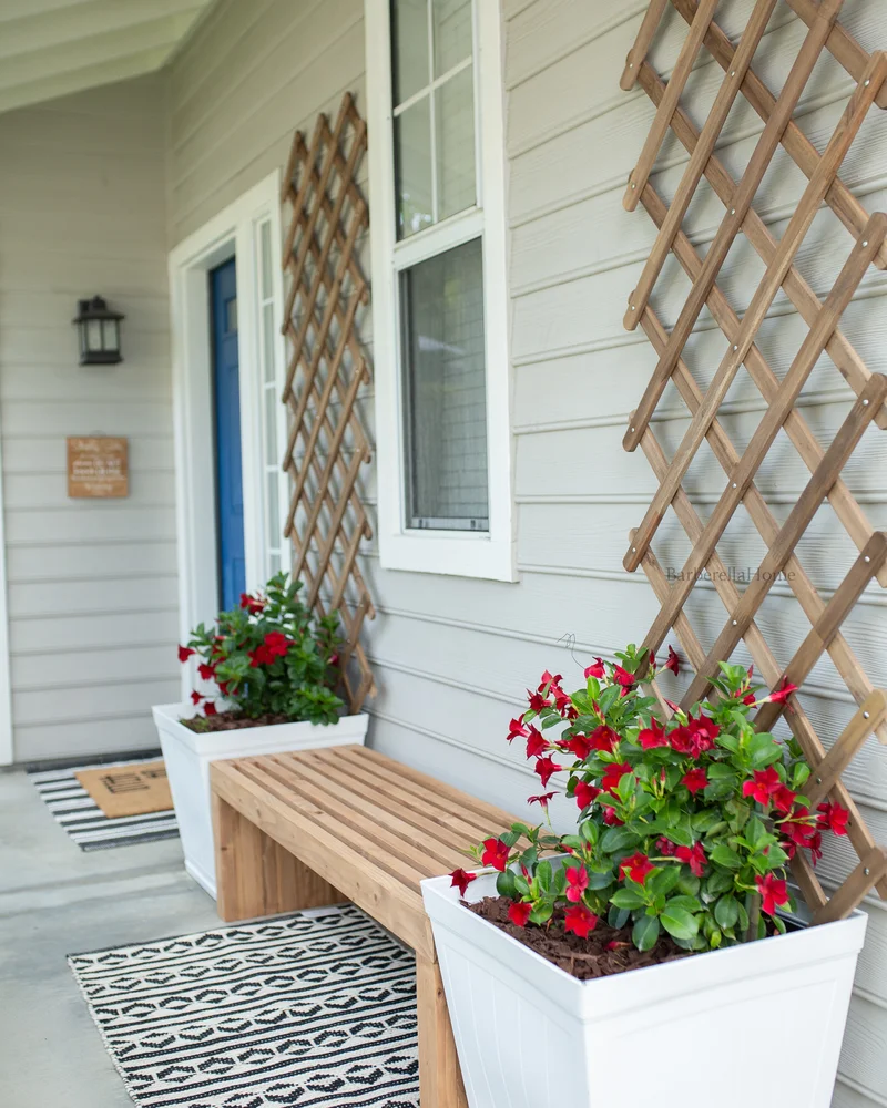 banc jardin bois diy