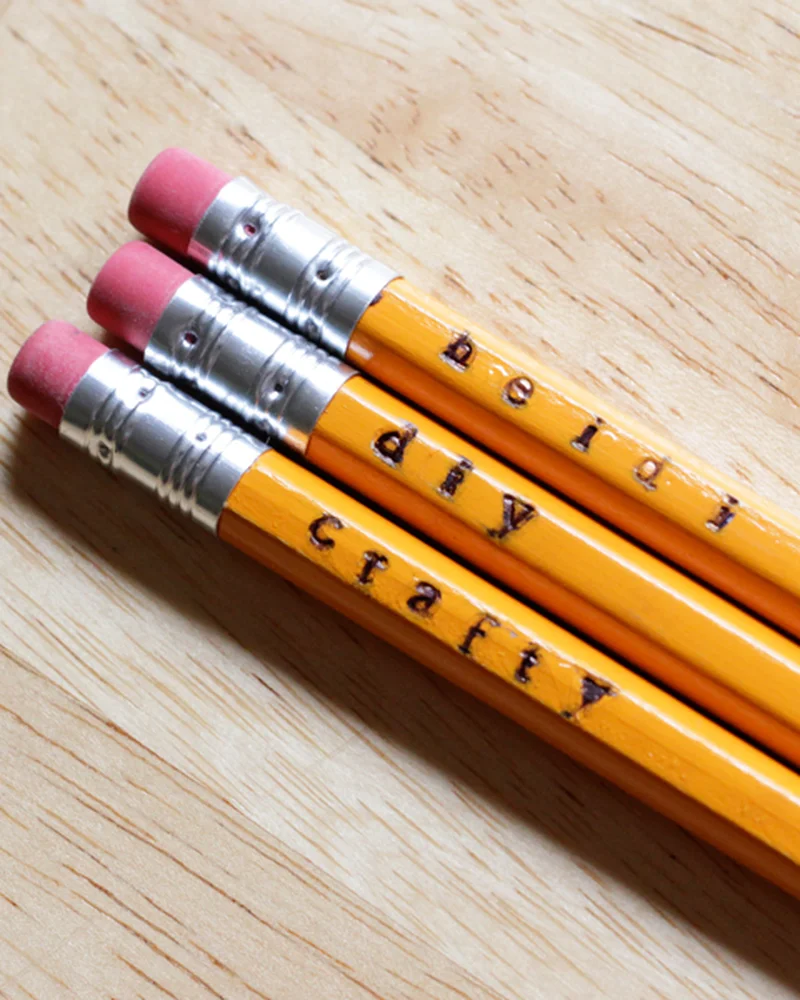crayon message diy