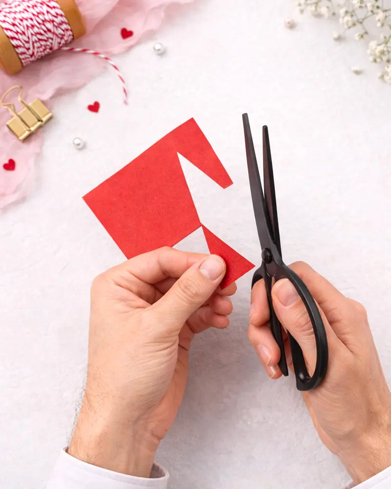 fabriquer fleche diy saint valentin etape