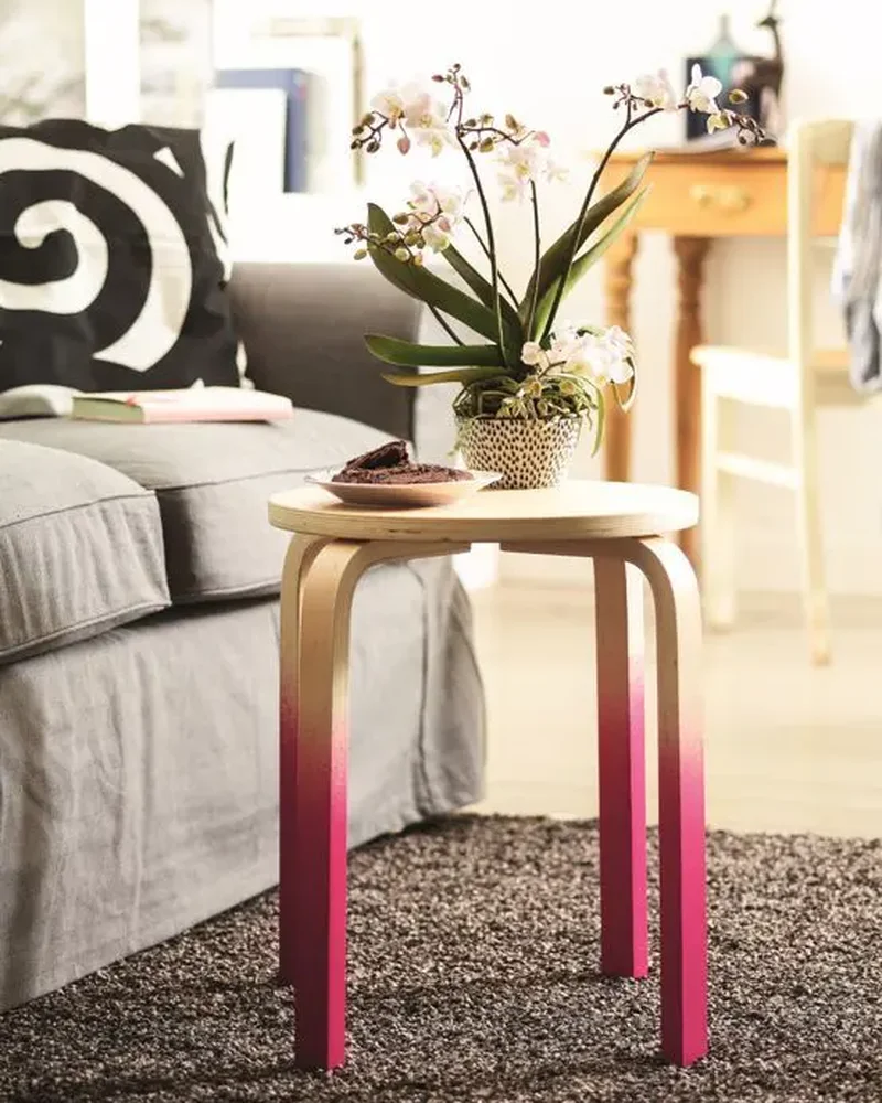 ikea hack frosta pieds ombre