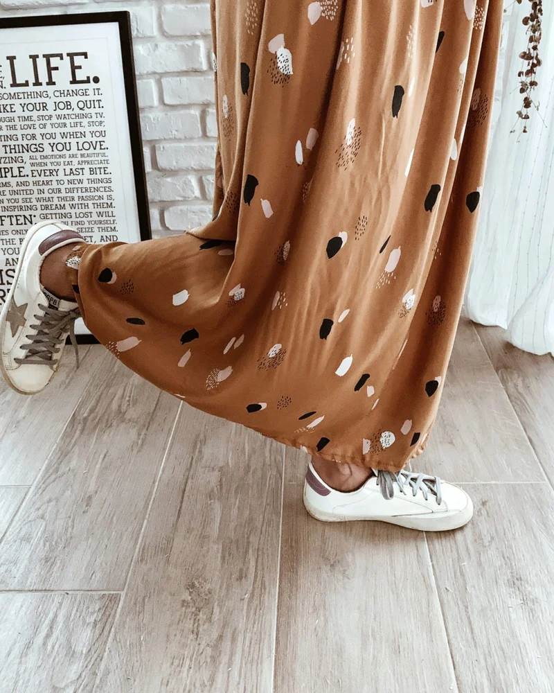 jupe longue diy motifs